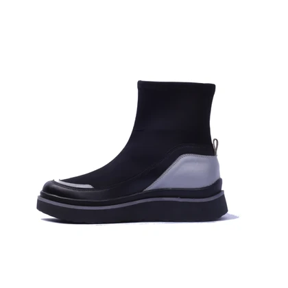 بوت CK جورابی_مشکی قرمز کد 1651