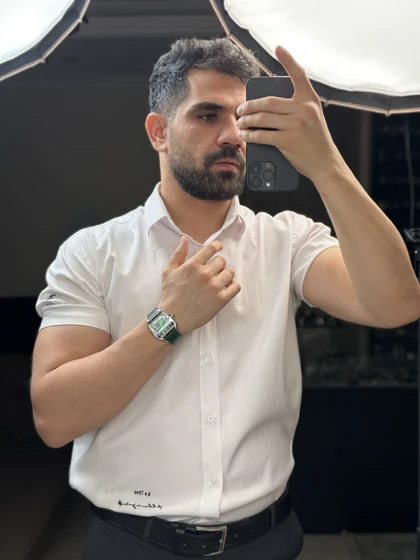 ساعت مچی مردانه کارتیه دسانتوس چرمی اوتومات