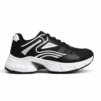 کفش کتانی مدل بوگاتو مشکی کد 295057