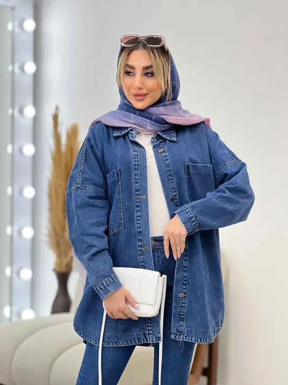 مانتو جین دو جیب