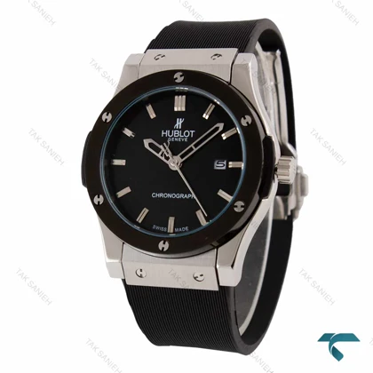 ساعت هابلوت مردانه سیلور مشکی Hublot-6837-G