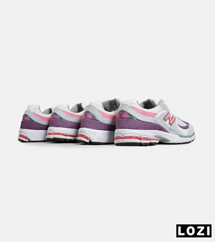 کفش کتانی طوسی سرخابی بنفش NEW BALANCE 2002R