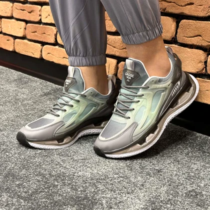 کفش و کتانی مردانه مدل نایک NIKE رنگ مشکی و طوسی