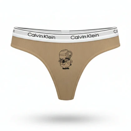 ست شورت کاپلی کبریتی طرح مینیون کرم