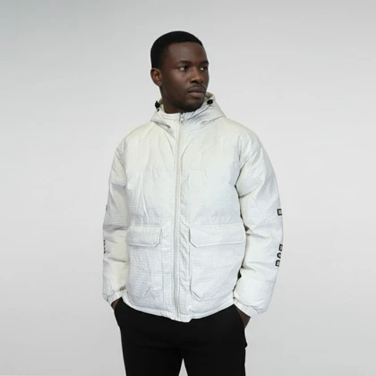 کاپشن کلاهدار طرح مربعی (789)