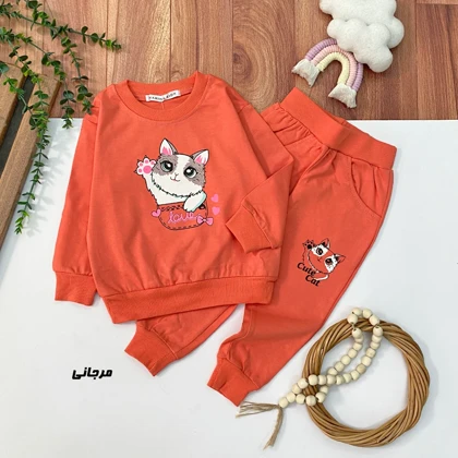 بلوز شلوار مدل پیشی رنج 1/5،2سال