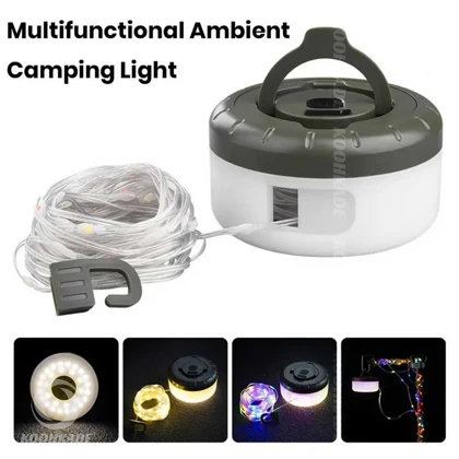 چراغ چادر ریسه ای شارژی YD-2314