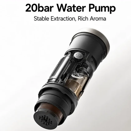 قهوه ساز قابل حمل شیائومی Xiaomi مدل CMP001-W/B فشار 20 بار