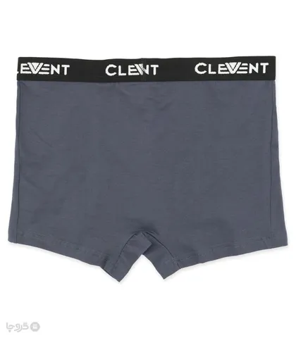 پک شورت مردانه پادار نخی کش از رو Clevent کلونت کد 2408 - بسته 3 عددی