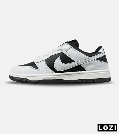 کفش کتانی مردانه و زنانه سفید مشکی نایک NIKE SB Dunk مدل 7535