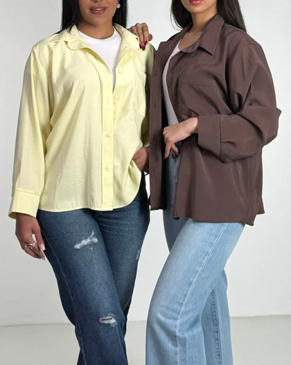 شومیز سیلک پشت پیلی کد 500475