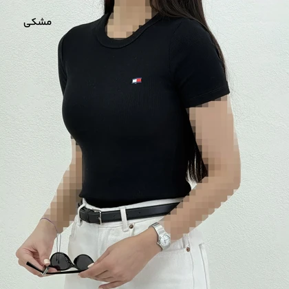تیشرت زنانه بیسیک کبریتی | آی بولک