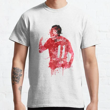 تیشرت ورزشی منچستریونایتد | تیشرت Manchester United F.C طرح Ryan Giggs Manchester United Legend Art کد 145419