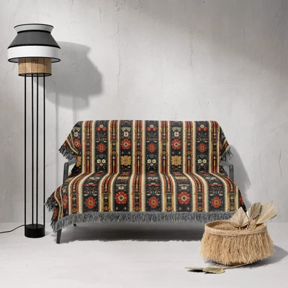 شال مبل ریش دار classic 381