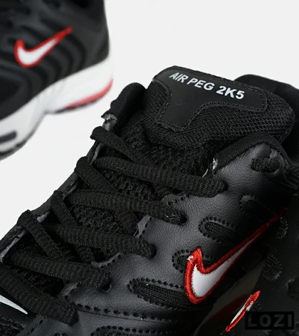 کفش کتانی مردانه و زنانه مشکی قرمز سفید NIKE Pegasus 2K5 مدل 7480