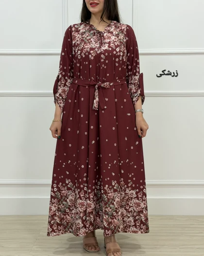 پیراهن بلند هستی- کد 1281- (پیراهن زنانه پیراهن ساحلی )