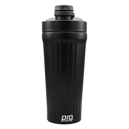 شیکر استیل ورزشی یک تیکه پرو اسپورتس دتاکس دار مدل Forge ظرفیت 0.8 لیتر