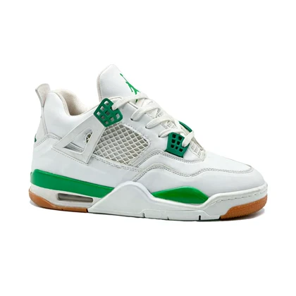 کفش کتانی ساق‌دار مردانه سفید Nike air jordan 4