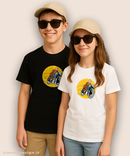 تیشرت بچگانه طرح تن تن کد 950