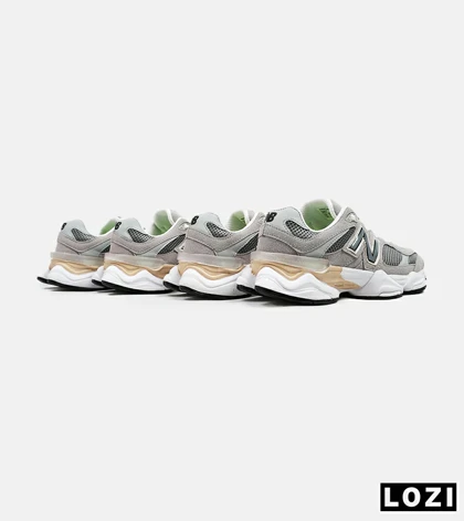 کفش کتانی مردانه و زنانه طوسی خاکستری NEW BALANCE 9060 مدل 5300