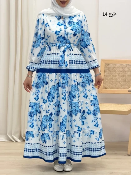 4252-پیراهن بلند نوردخت