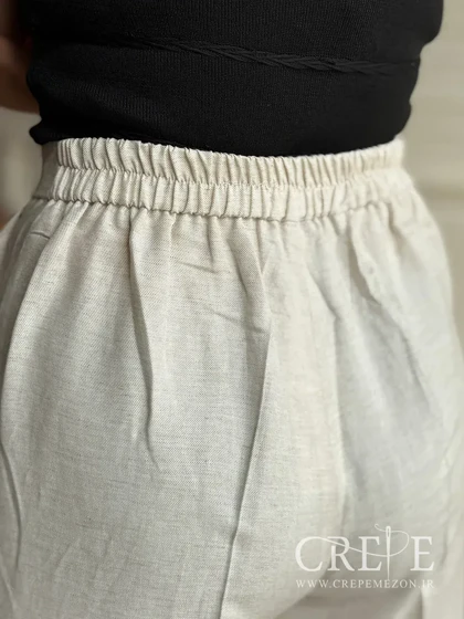 شلوار بگ لینن قد 110