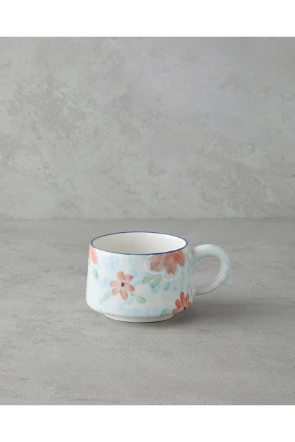ماگ سرامیکی English Home مدل Pastel Blooming - آبی