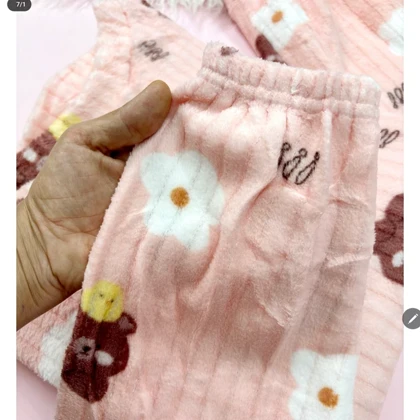 ست راحتی زنانه تدی حوله ای خرسی