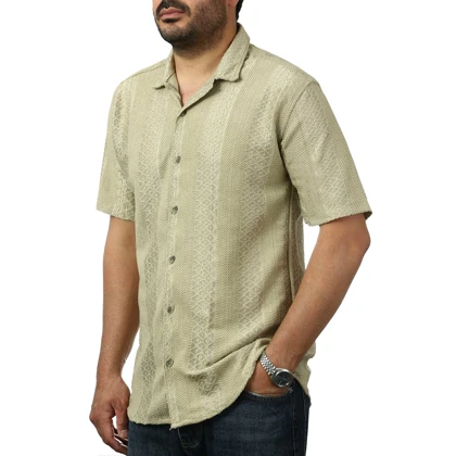 پیراهن آستین کوتاه مراکشی مردانه مدل 6211817