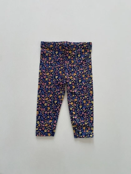 شلوار طرح گل های رنگارنگ