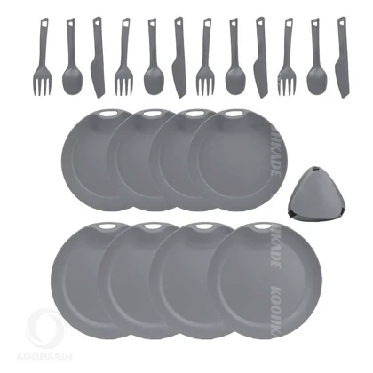 ست ظروف LIFECAMP مدل 21 تکه 4 نفره