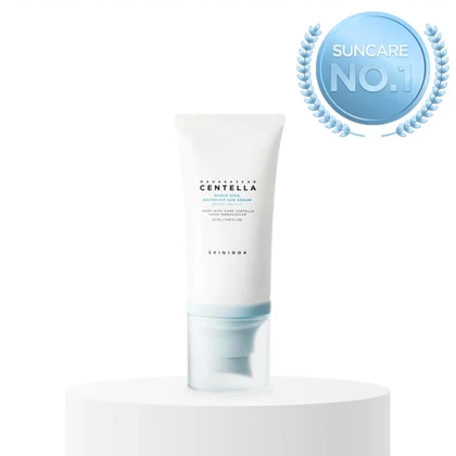 ضد آفتاب سرمی بی رنگ سنتلا Skin1004 با SPF50+ حجم 50 میلی‌لیتر