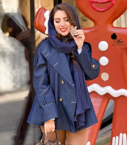 بارانی جین برشکا کد 14003886