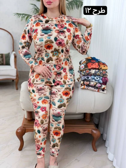 ست مخمل برفی 3602