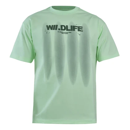 تیشرت باکسی اسپرت توبن هوم مدل GB816 سبز آدامسی