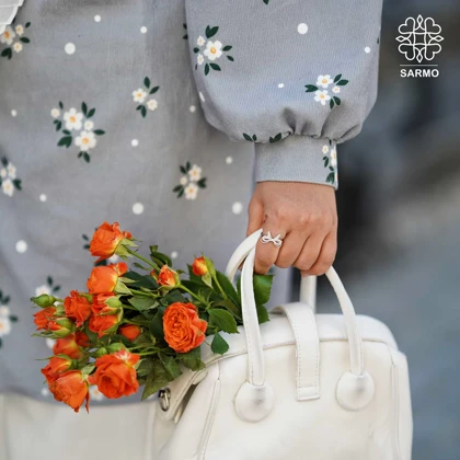 شومیز مخمل بابونه