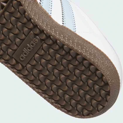 کفش کتانی سامبا سفید آبی samba adidas کد 275951