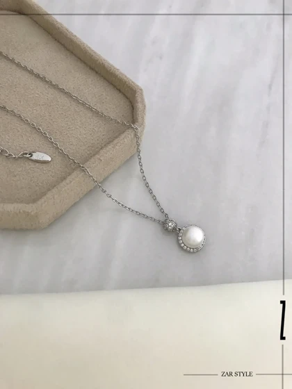 گوشواره برگ و مروارید