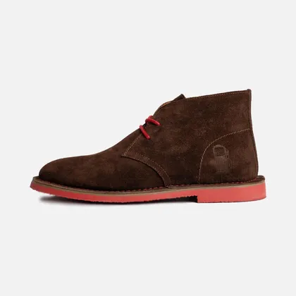 سافاری گلی قرمز جیر دور قرمز - Safari Veldskoen C Design After Rain/Red S Red Line