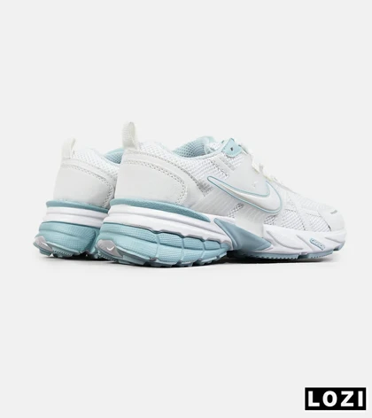 کفش کتانی مردانه و زنانه سفید آبی Nike Cushlon V2K مدل 8030