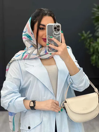 مانتو لینن جیب پاکتی بغل پاگن