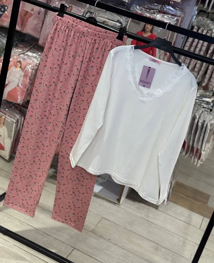 بلوز شلوار نرمال سکسن کد40230