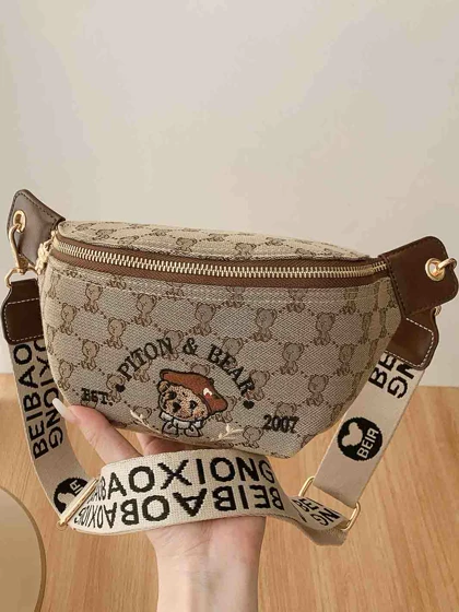 کیف دوشی تدی وارداتی برندBEIBAOBAO کد K357