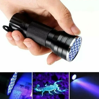 چراغ قوه UV مدل LED Scorpion Flashlight باتری خور