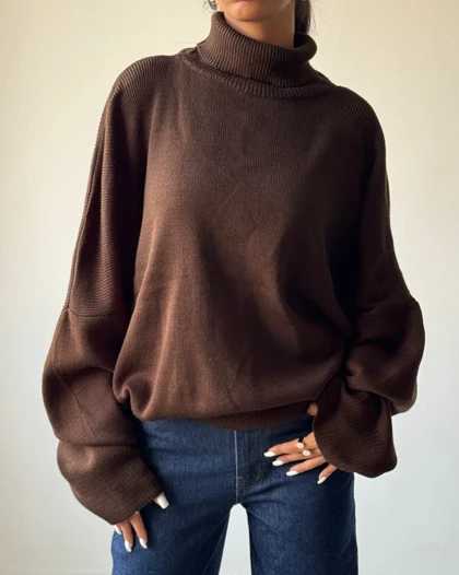 بافت یقه اسکی لانگ کد 1500139