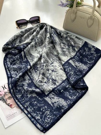 روسری پاییزه کوبیسم