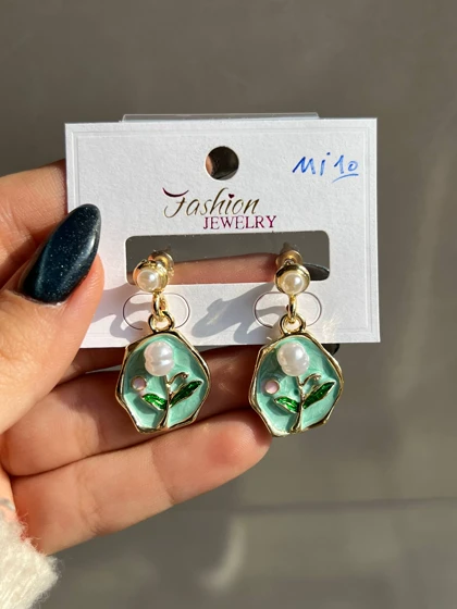 گوشواره میناکاری Mi10