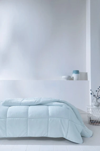 لحاف دو نفره Yataş مدل Macaron میکروفایبر - آبی