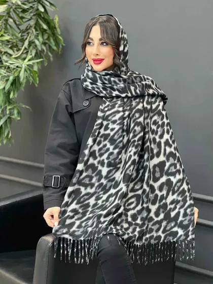 شال طرح پلنگی