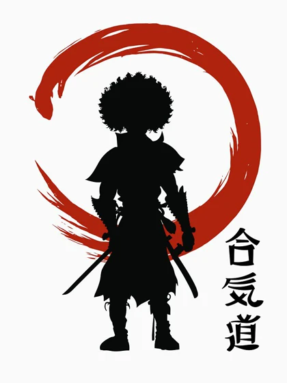 تیشرت لانگ انیمه AFRO SAMURAI طرح انیمه افرو سامورایی کد 186259